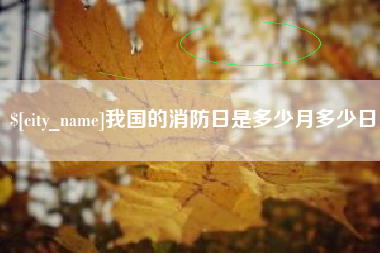 临海我国的消防日是多少月多少日