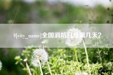 临海全国消防日是第几天？