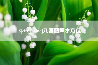 临海九宫图风水方位