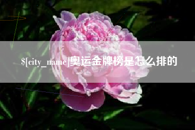 临海奥运金牌榜是怎么排的