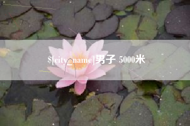 临海男子 5000米