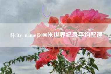 临海5000米世界纪录平均配速