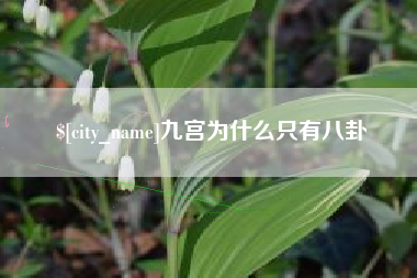 临海九宫为什么只有八卦