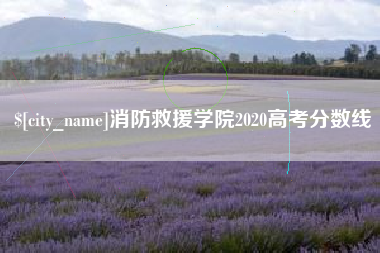 临海消防救援学院2020高考分数线