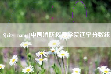 临海中国消防救援学院辽宁分数线
