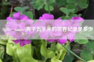 临海男子五千米的世界纪录是多少
