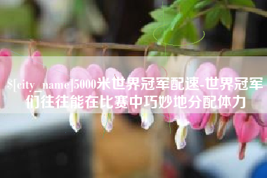 临海5000米世界冠军配速-世界冠军们往往能在比赛中巧妙地分配体力