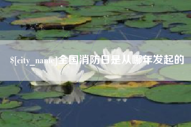临海全国消防日是从哪年发起的