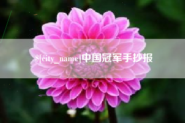 临海中国冠军手抄报