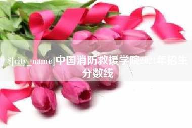 临海中国消防救援学院2021年招生分数线