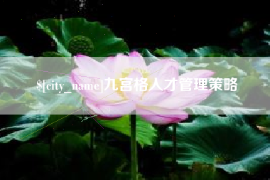 临海九宫格人才管理策略